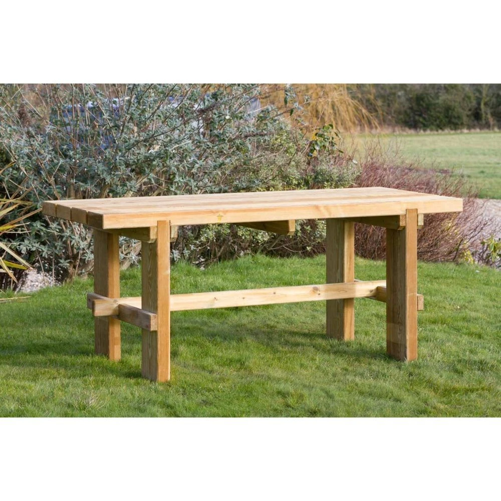 Zest 4 Leisure Rebecca Wooden Table & 2 Bench Set 3 Zest 4 Leisure Rebecca Wooden Table & 2 Bench Set - Image 3