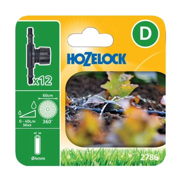 Hozelock 360? Adjustable In Line Mini Sprinkler (Pack Of 12) 1 Hozelock 360? Adjustable In Line Mini Sprinkler (Pack Of 12)