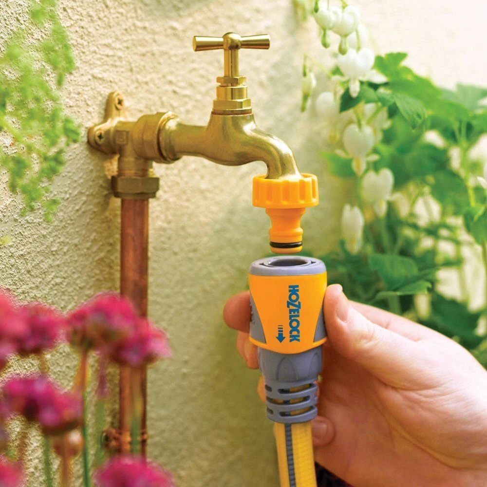 Hozelock (12.5mm & 15mm) Hose End Connector Plus 2050 (Twin Pack) 2 Hozelock (12.5mm & 15mm) Hose End Connector Plus 2050 (Twin Pack) - Image 2