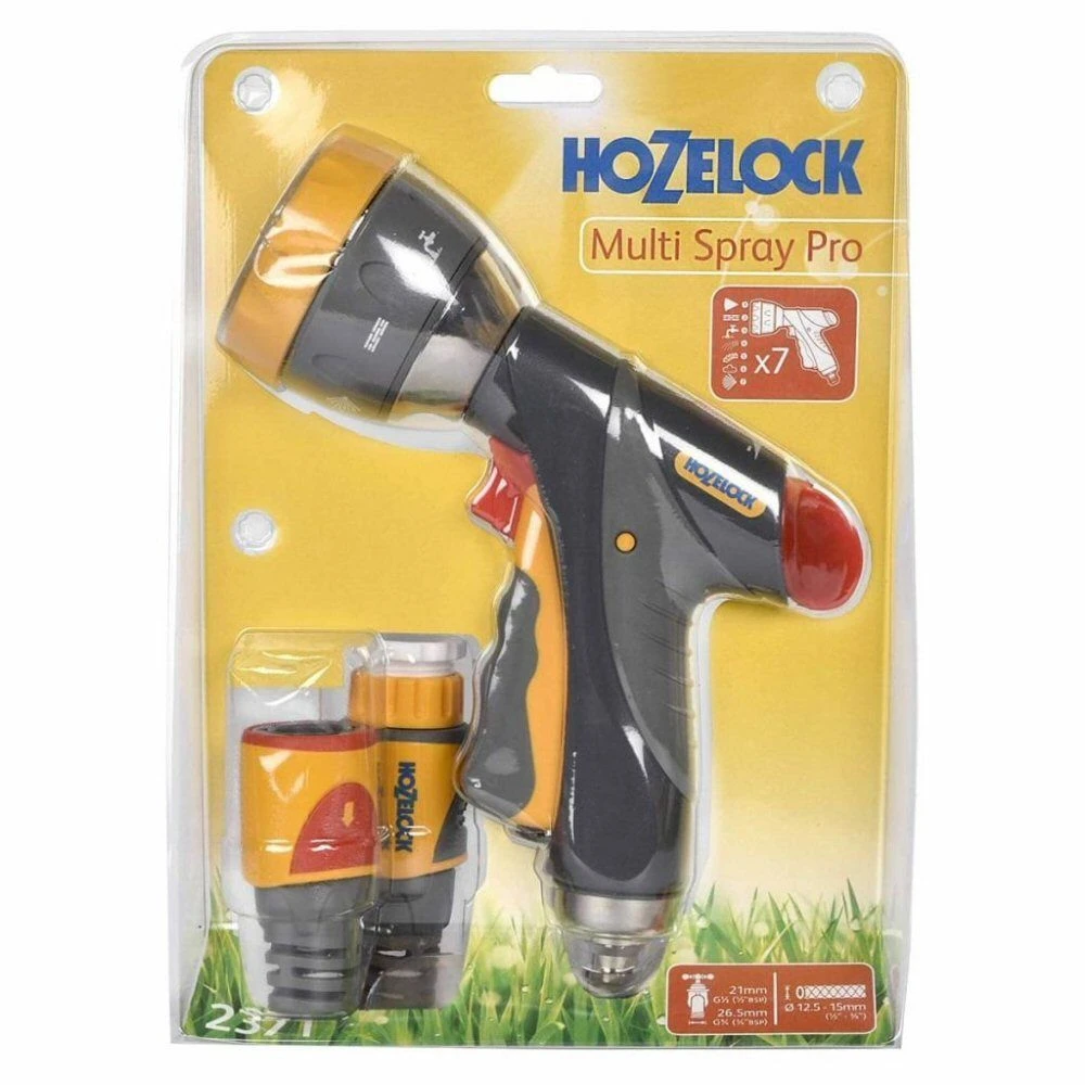 Hozelock Multi Spray Pro Gun With Fittings 1 Hozelock Multi Spray Pro Gun With Fittings