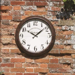 Outside In 23" Cheltenham Wall Clock 5 Outside In 23" Cheltenham Wall Clock -Hozel Garden Shop 5050642006286 2