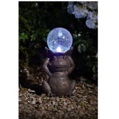 Smart Solar 41cm Gazing Frog Colour Changing Light
