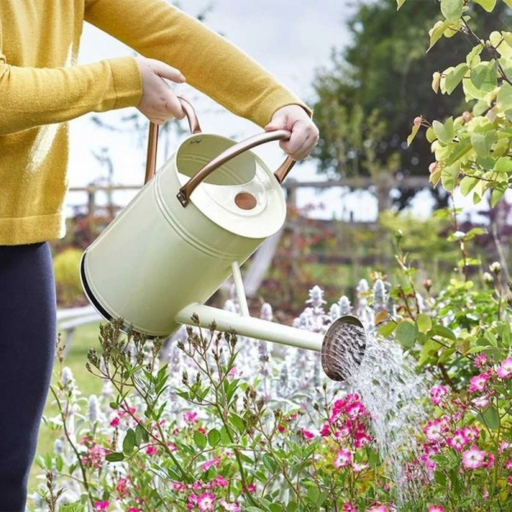 Smart Garden 9 Litre Cream Metal Watering Can 1 Smart Garden 9 Litre Cream Metal Watering Can