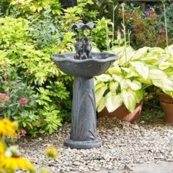 Smart Solar 83cm Frog Frolics Solar Water Feature