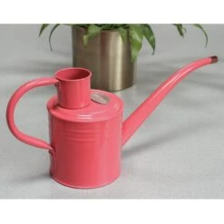 Smart Garden 1 Litre Coral Pink Home & Balcony Steel Watering Can -Hozel Garden Shop 5050642069946 3
