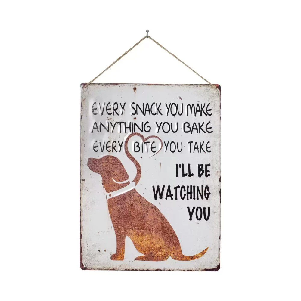 La Hacienda 40cm I'll Be Watching You Labrador Metal Sign 1 La Hacienda 40cm I'll Be Watching You Labrador Metal Sign