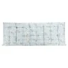 Ascalon 110cm Flower Blue Bench Seat Pad