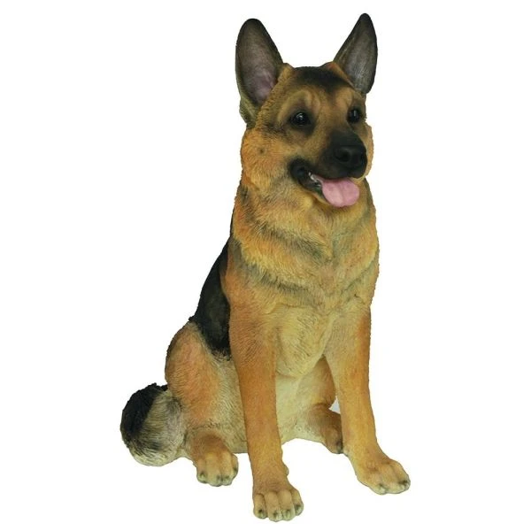 Vivid Arts 55cm Sitting Alsatian Dog - XRL-GSHE-A 1 Vivid Arts 55cm Sitting Alsatian Dog - XRL-GSHE-A