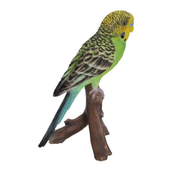 Vivid Arts 16cm Green Budgerigar Pet Pal - PP-BDG4-F 1 Vivid Arts 16cm Green Budgerigar Pet Pal - PP-BDG4-F