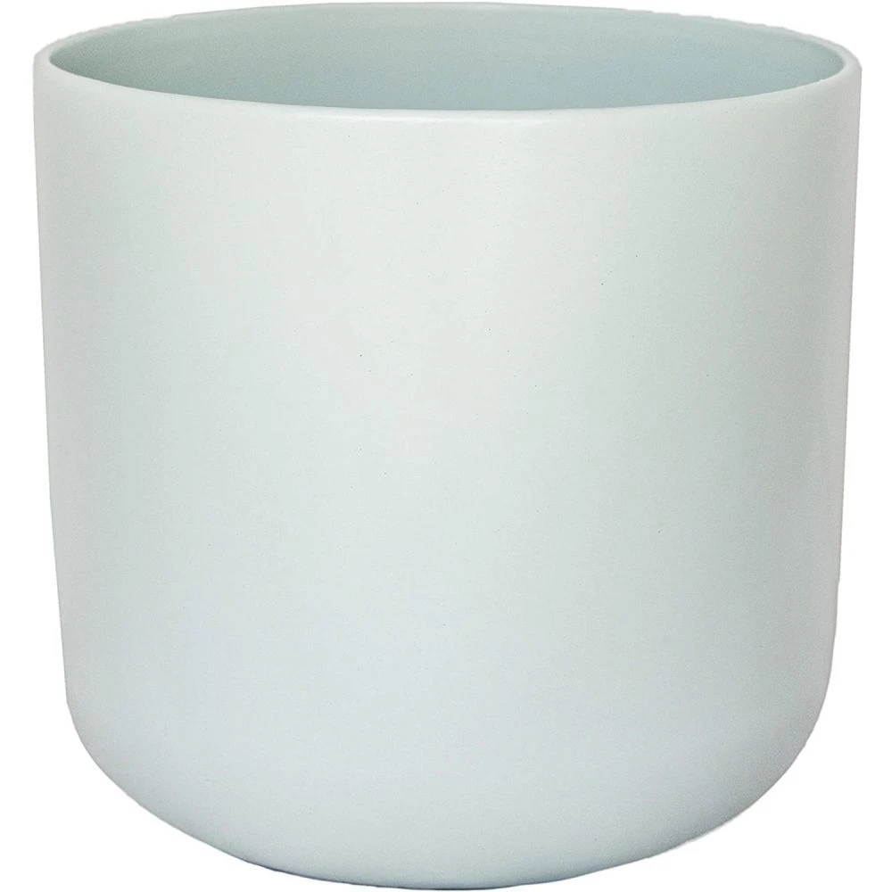 Ivyline 20.5cm Mint Green Lisbon Planter 1 Ivyline 20.5cm Mint Green Lisbon Planter