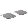 Kettler Cafe Roma Slate Checkered Seat Pads (1 Pair)