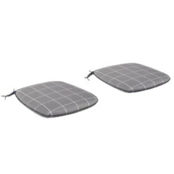 Kettler Cafe Roma Slate Checkered Seat Pads (1 Pair)