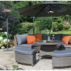 Kettler Kalos 195cm Universal Floor Standing Patio Heater -Hozel Garden Shop 5057229743176 3