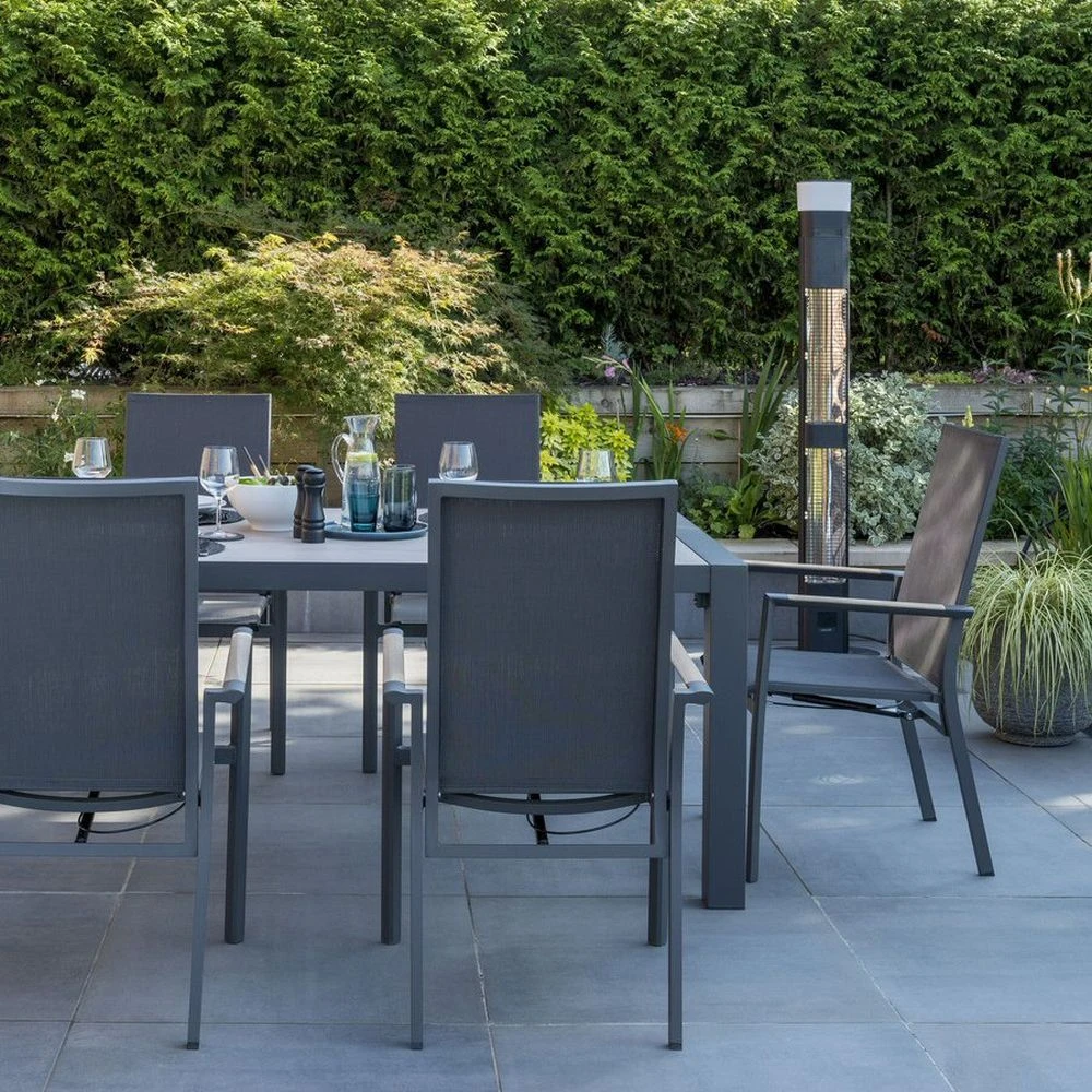 Kettler Kalos 170cm Ibiza Floor-Standing Double Patio Heater With LED & Speaker 2 Kettler Kalos 170cm Ibiza Floor-Standing Double Patio Heater With LED & Speaker - Image 2