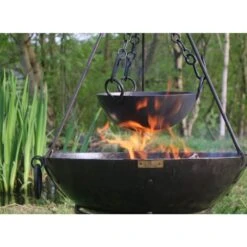 Kadai 70cm Tula Firepit W/ Low Stand 11 Kadai 70cm Tula Firepit W/ Low Stand -Hozel Garden Shop 5060345973594 6