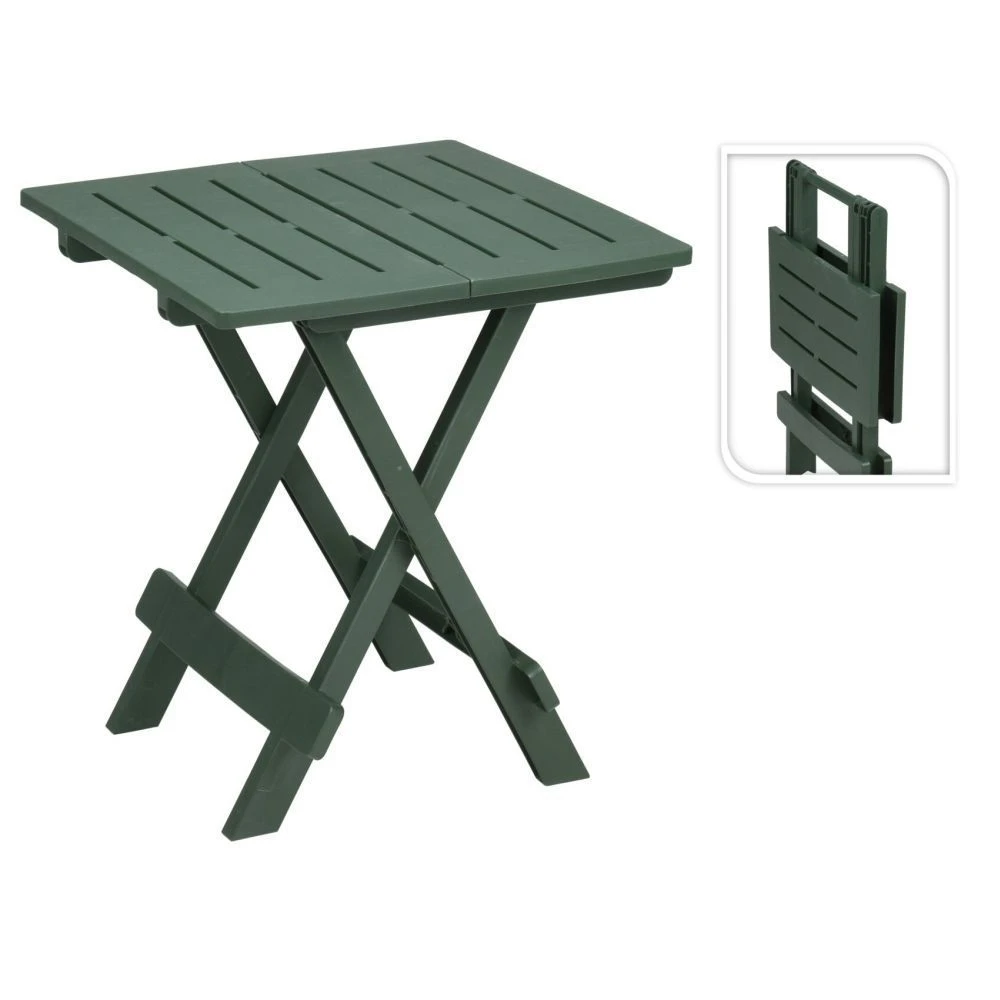 KOOPMAN Progarden 56cm Green Adige Folding Camping Table 1 KOOPMAN Progarden 56cm Green Adige Folding Camping Table