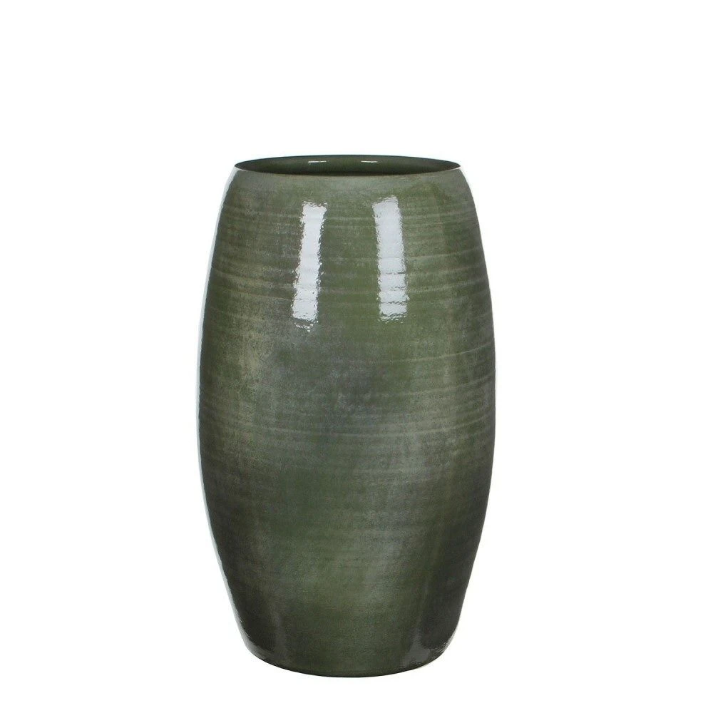 Edelman 50cm Green Lester Terracotta Vase 1 Edelman 50cm Green Lester Terracotta Vase