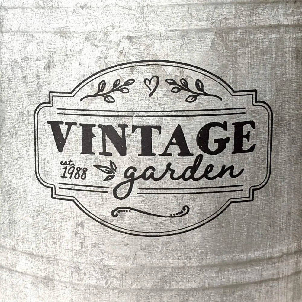 Koopman 22cm Vintage Milk Churn Planter 3 Koopman 22cm Vintage Milk Churn Planter - Image 3