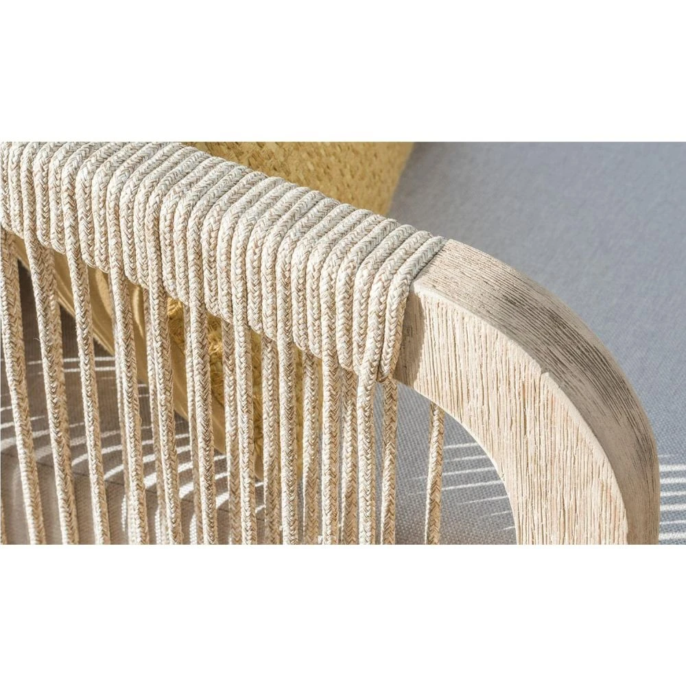 Kettler Cora Rope Lounge Wooden Armchair (Pair) 2 Kettler Cora Rope Lounge Wooden Armchair (Pair) - Image 2